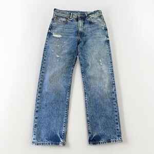 R13 Blue Distressed Boyfriend Jeans